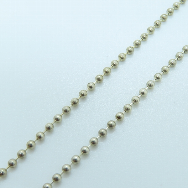 実際に弊社で買取させて頂いたCHROME HEARTS/クロムハーツ DOG TAG TINY CO CRS/ドッグタグ タイニー カットアウトクロスの画像 5枚目