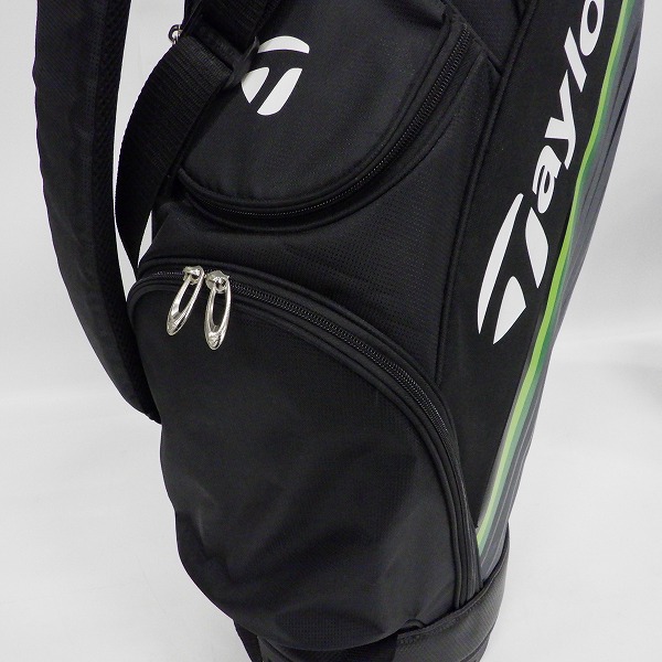 実際に弊社で買取させて頂いたTaylorMade/テーラーメイド RBZ SPEEDLITE 8.5型 4分割キャディバッグ ブラックの画像 5枚目