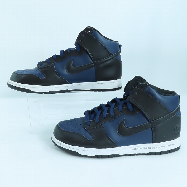 実際に弊社で買取させて頂いたNIKE×FRAGMENT DESIGN/ナイキ×フラグメントデザイン DUNK HI/ダンク ハイ ミッドナイトネイビー DJ0383-400/29の画像 3枚目