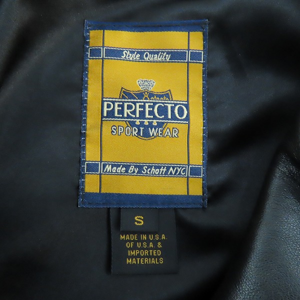 実際に弊社で買取させて頂いたSchott/ショット 218W WOMENS LAMB ONESTAR RIDERS/ラム ワンスター ダブルライダースジャケット 7197 7823950076/Sの画像 2枚目