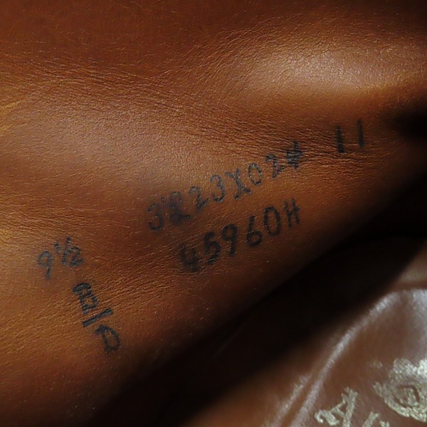 実際に弊社で買取させて頂いたALDEN/オールデン クロムエクセルレザー サービスブーツ 45960H/9.5の画像 5枚目