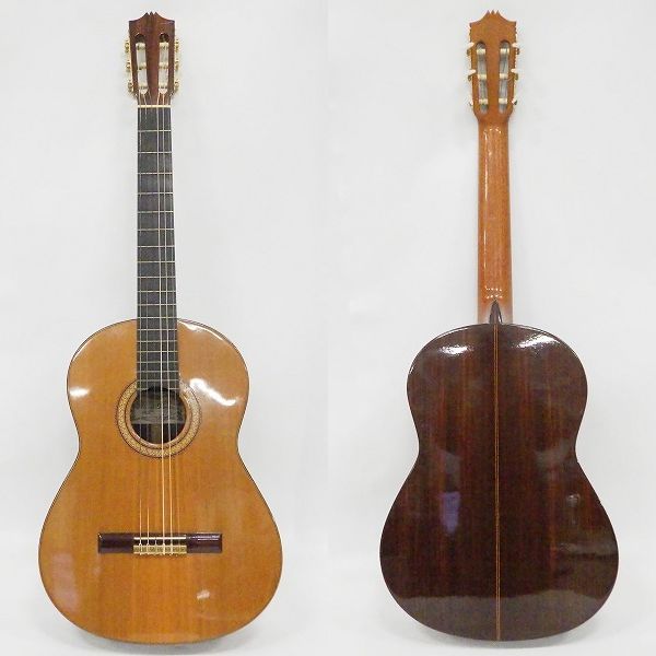 実際に弊社で買取させて頂いた★Hiroshi Tamura/田村廣 P40 クラシックギター1972年製 ハードケース付の画像 1枚目
