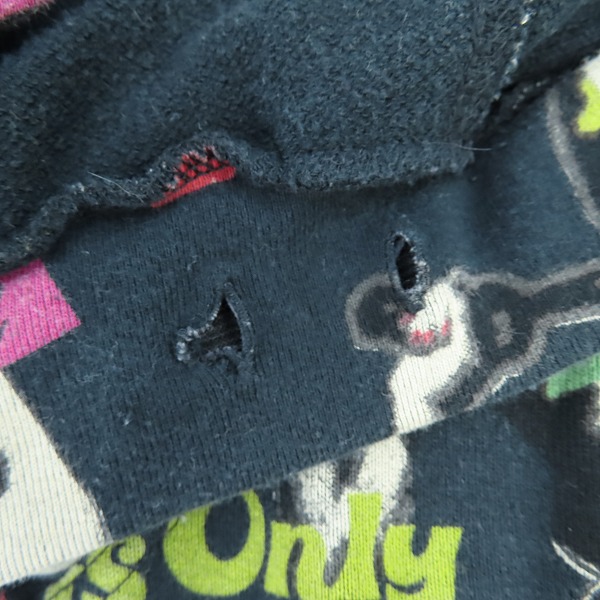 実際に弊社で買取させて頂いたHYSTERIC GLAMOUR/ヒステリックグラマー スウェット パーカー パンツ セットアップ HOLY ROCK 0134CF02/0234CP01 Fの画像 7枚目