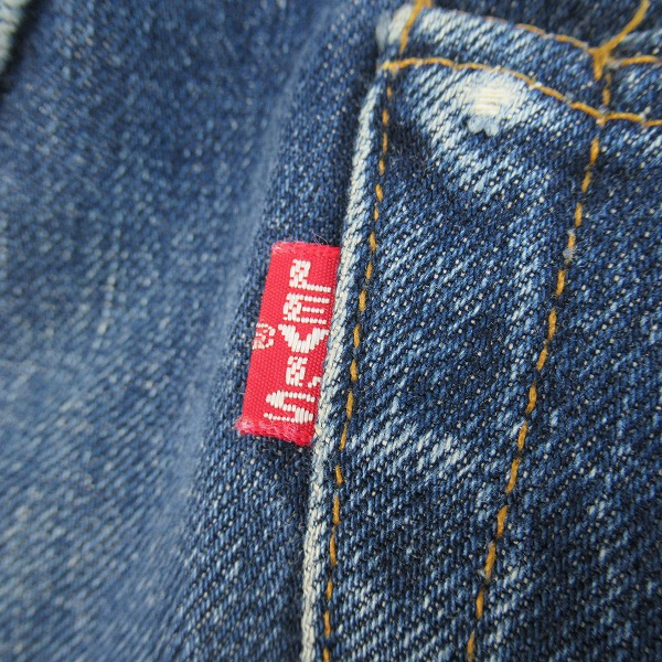 実際に弊社で買取させて頂いたLEVI'S/リーバイス 501XX 刻印555 バレンシア工場製 ビッグE デニムパンツ 紙パッチ 501-0003/W33 L36の画像 3枚目