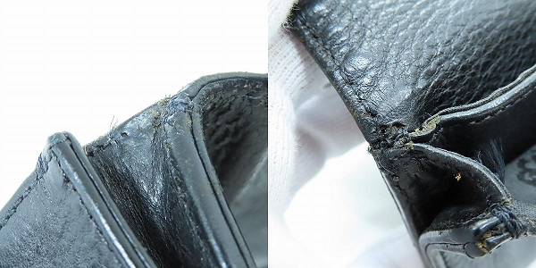 実際に弊社で買取させて頂いたCHROME HEARTS/クロムハーツ シングルフォールド ロングウォレット/長財布 チップスコーナーの画像 9枚目