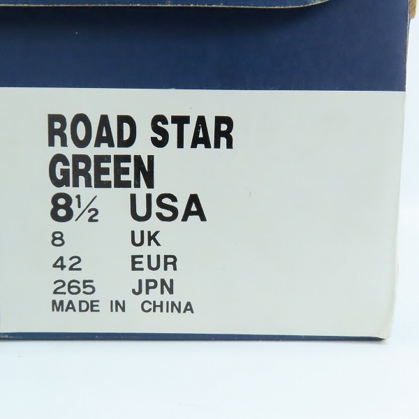 実際に弊社で買取させて頂いた【観賞用】CONVERSE/コンバース ROAD STAR ロードスター APPLE GREEN GRN-2384/26.5の画像 9枚目