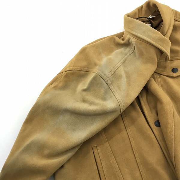 実際に弊社で買取させて頂いたLEVI'S/リーバイス PREMIUM スエード レザー トラッカージャケット PC9-A5828-0000/XXLの画像 8枚目