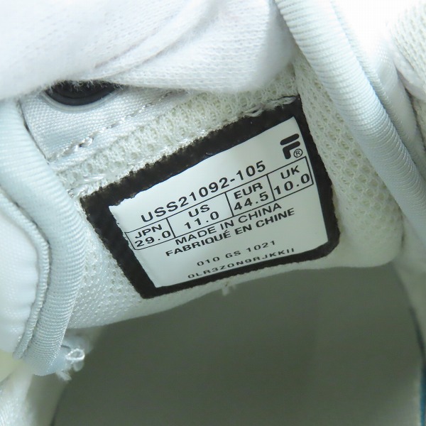 実際に弊社で買取させて頂いたFILA/フィラ RENNO×EVANGELION/エヴァンゲリオン USS21092-105/29.0の画像 5枚目