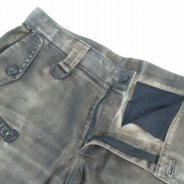 実際に弊社で買取させて頂いたRoen/ロエン 切替 ワッペン付/グラデ ハーフパンツ 32の画像 5枚目