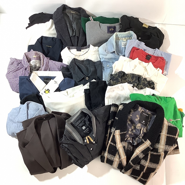 実際に弊社で買取させて頂いた【おまとめ/未使用含む】マーブルズ/コムサメン/ジムフレックス  等 長袖トップス/カーディガン/ジャケット 他