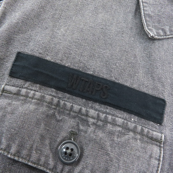 実際に弊社で買取させて頂いたWTAPS/ダブルタップス BUDS LS 01 SHIRT/デニム 長袖シャツ 181BRDT-SHM01/04の画像 5枚目