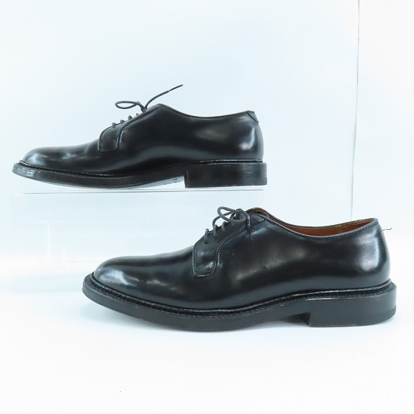 実際に弊社で買取させて頂いたALDEN/オールデン コードバン プレーントゥ レザーシューズ 9901/8の画像 3枚目