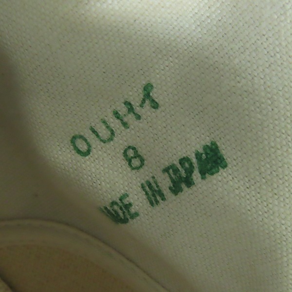 実際に弊社で買取させて頂いたCONVERSE/コンバース 日本製 CANVAS AS J HI キャンバス スニーカー/8.0の画像 5枚目