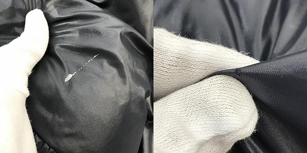 実際に弊社で買取させて頂いた【JPタグ】MONCLER/モンクレール 20AW TARNOS /タルノスフロントワッペン付 ダウンジャケット F20911A51R00 68950/1の画像 9枚目