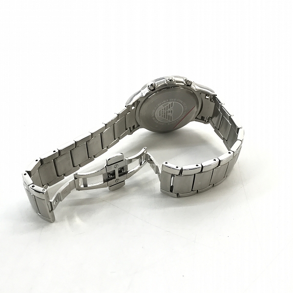 実際に弊社で買取させて頂いたEMPORIO ARMANI/エンポリオアルマーニ クロノグラフ デイト クォーツ 腕時計 AR2448【動作未確認】の画像 3枚目