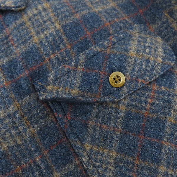 実際に弊社で買取させて頂いたNEIGHBORHOOD/ネイバーフッド MAKAVELI / W-SHIRT.LS チェックウール シャツ 152UCNH-SHM01/Mの画像 8枚目