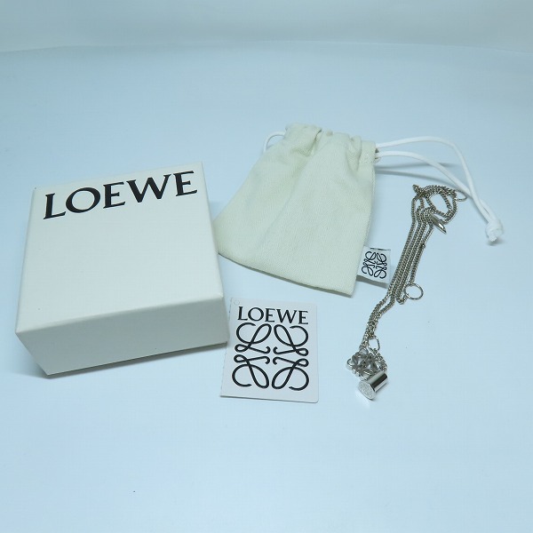 実際に弊社で買取させて頂いたLOEWE/ロエベ パーソナライゼーション アナグラム ネックレス/ペンダントの画像 9枚目