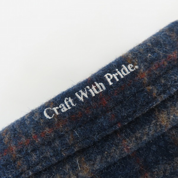 実際に弊社で買取させて頂いたNEIGHBORHOOD/ネイバーフッド MAKAVELI / W-SHIRT.LS チェックウール シャツ 152UCNH-SHM01/Mの画像 7枚目