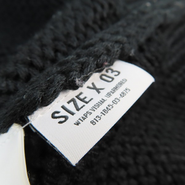 実際に弊社で買取させて頂いたWTAPS/ダブルタップス 22AW ARMT SWEATER クロスボーン ニット/セーター 222MADT-KNM02/03の画像 5枚目