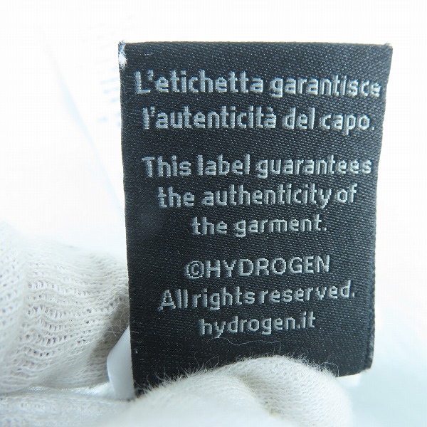 実際に弊社で買取させて頂いたHYDROGEN/ハイドロゲン プリント 長袖 Tシャツ/ロンT カットソー/XXLの画像 5枚目