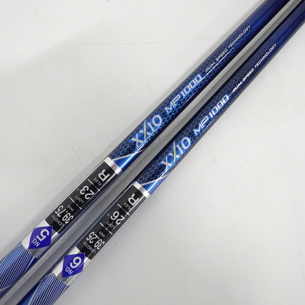 実際に弊社で買取させて頂いた【シャフトのみ】DUNLOP/ダンロップ XXIO/ゼクシオ MP1000 DST ユーティリティ用シャフト 2本セット FLEX:Rの画像 1枚目
