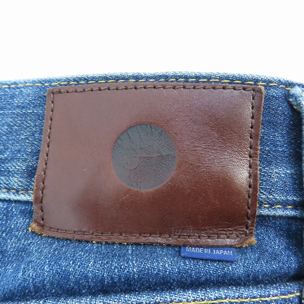 実際に弊社で買取させて頂いたjunhashimoto/ジュンハシモト 17SS スリムストレート クラッシュ デニムパンツ 1071710033/3の画像 2枚目