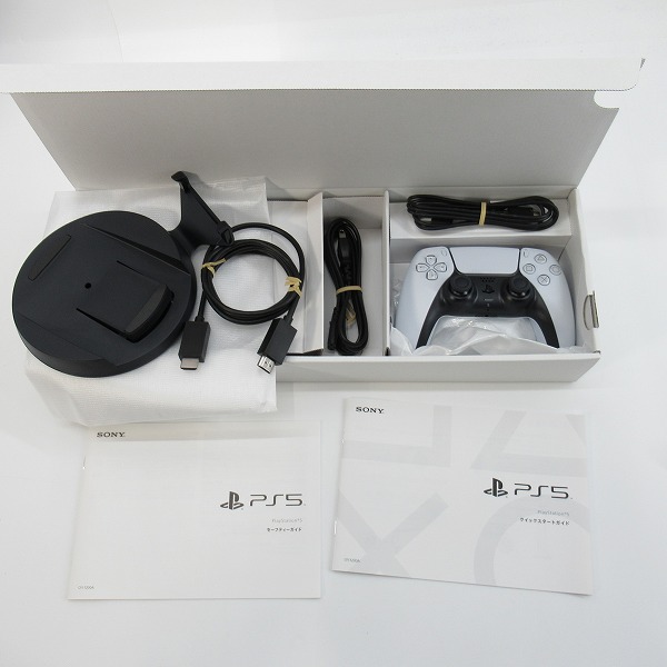 実際に弊社で買取させて頂いたSONY/ソニー Playstation5/プレイステーション5/PS5 本体 ディスクドライブ搭載モデル CFI-1200A01【簡易動作確認済】 の画像 8枚目