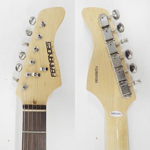 実際に弊社で買取させて頂いた★Fernandes/フェルナンデス ストラトキャスターType SSH エレキギター ソフトケース付の画像 2枚目