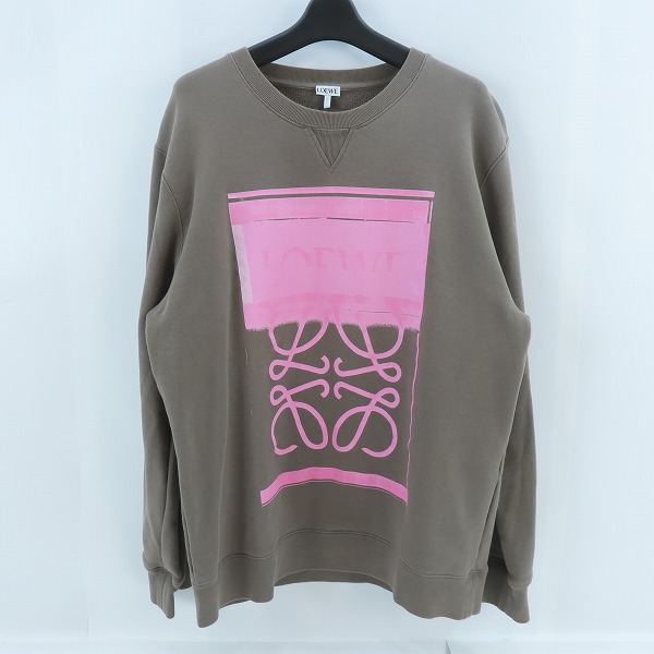 実際に弊社で買取させて頂いた【JPタグ】LOEWE/ロエベ 22SS PHOTOCOPY ANAGRAM SWEATSHIRT アナグラムスウェット H526Y24X11/XL