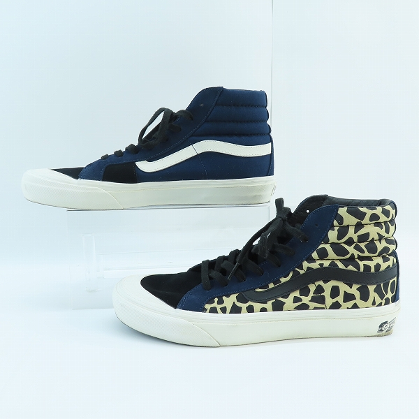 実際に弊社で買取させて頂いたVANS×TAKA HAYASHI/バンズ×タカハヤシ STYLE 138 LX CHEETAH FIELD ハイカットスニーカー VN0A3ZCOURE/28.5の画像 3枚目