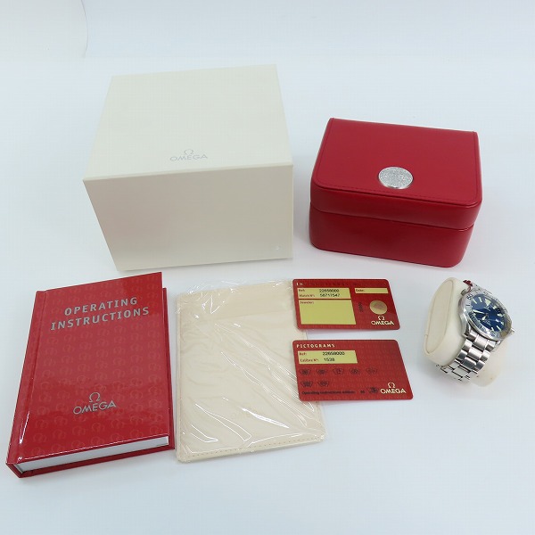 実際に弊社で買取させて頂いたOMEGA/オメガ SEAMASTER/シーマスター プロフェッショナル 300m クォーツ腕時計 2265.80 【動作未確認】の画像 9枚目