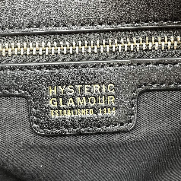 実際に弊社で買取させて頂いたHYSTERIC GLAMOUR/ヒステリックグラマー エコファー 3WAY バッグ ブラックの画像 4枚目
