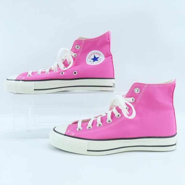 実際に弊社で買取させて頂いたCONVERSE/コンバース CANVAS ALL STAR J HI ピンク/8の画像 3枚目