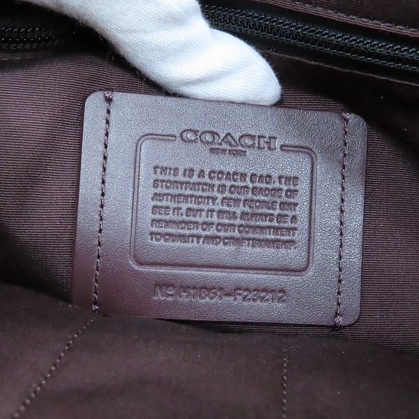 実際に弊社で買取させて頂いたCOACH/コーチ  シグネチャー ブリーフケース/ビジネスバッグの画像 6枚目