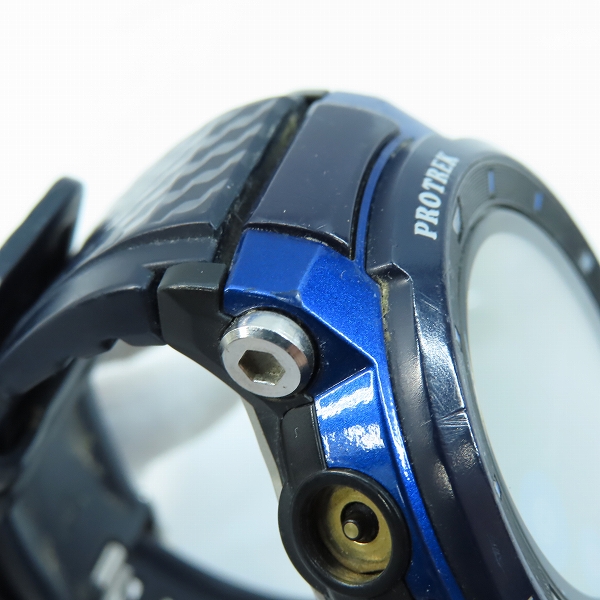 実際に弊社で買取させて頂いたCASIO/カシオ PRO TREK/プロトレック SMART スマートアウトドアウォッチ GPS搭載 WSD-F30-BUの画像 4枚目
