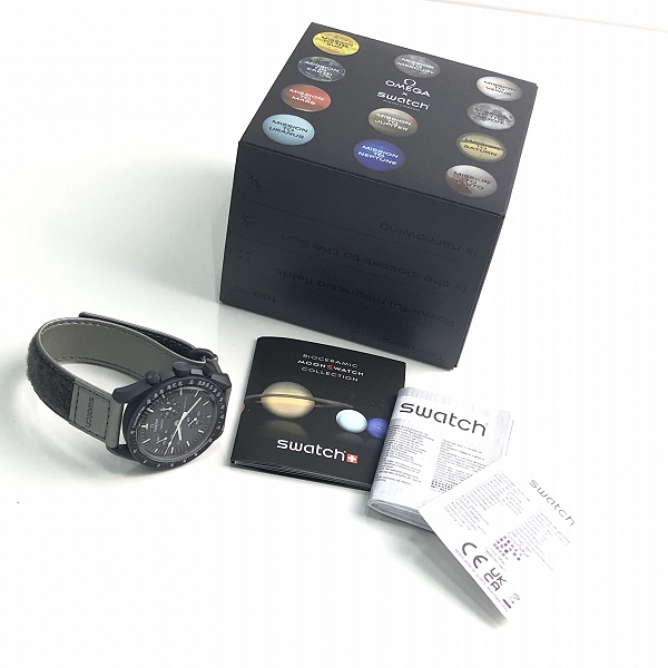 実際に弊社で買取させて頂いたSwatch×OMEGA/スウォッチ×オメガ Moonswatch Speedmaster MISSION TO MERCURY SO33A100の画像 7枚目