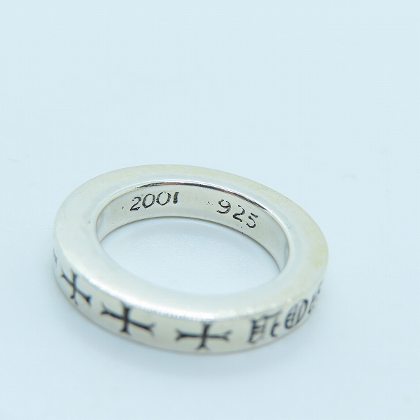 実際に弊社で買取させて頂いた【インボイス原本】CHROME HEARTS/クロムハーツ 3mm スペーサーリング CH FUCK YOU/ファックユー 4.5号の画像 6枚目