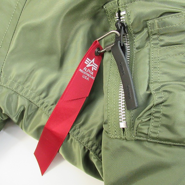 実際に弊社で買取させて頂いた【未使用】ALPHA INDUSTRIES/アルファインダストリーズ N-3Bフライトジャケット 20094-503/XLの画像 6枚目