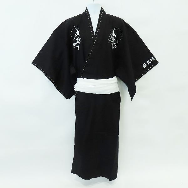 実際に弊社で買取させて頂いた【未使用】Roen/ロエン 夜露死苦/スカル/スタッズ 浴衣 71047047 /S