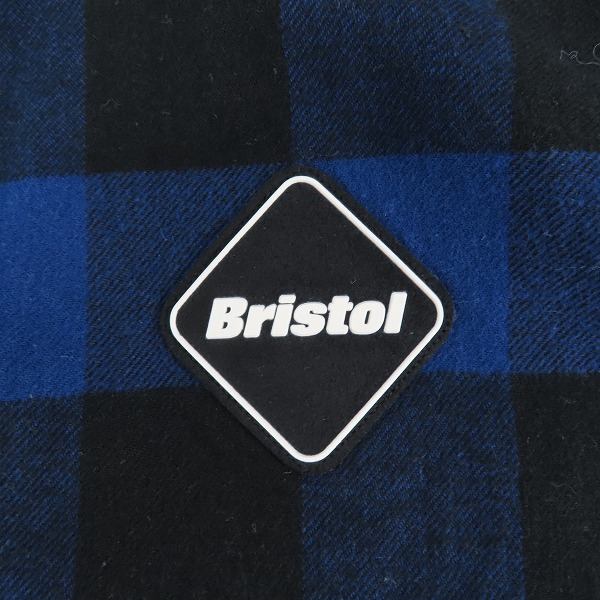 実際に弊社で買取させて頂いたF.C.Real Bristol/エフシーレアルブリストル 21AW BIG LOGO FLANNEL BAGGY SHIRT FCRB-212078/Sの画像 5枚目