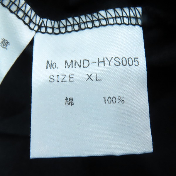 実際に弊社で買取させて頂いた【未使用】HYSTERIC GLAMOUR × MINEDENIM/ヒステリックグラマー×マインデニム プリントTシャツ MND-HYS005-99/XLの画像 3枚目