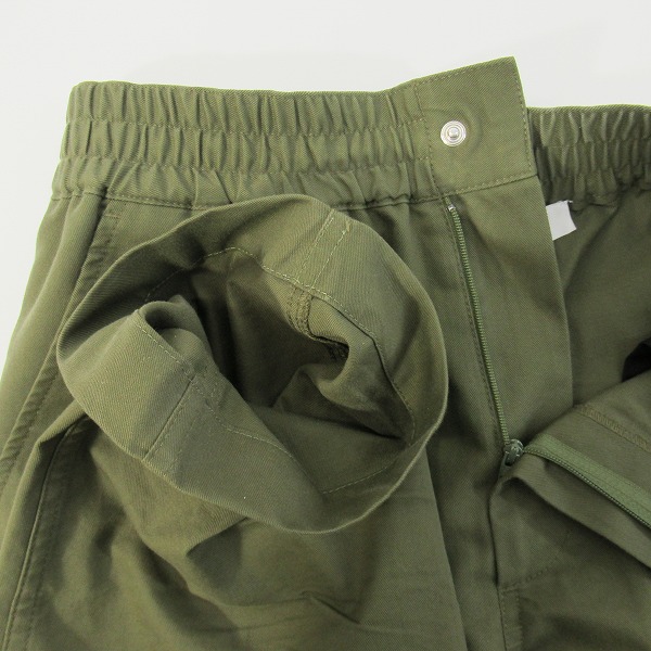 実際に弊社で買取させて頂いたMAISON KITSUNE/メゾンキツネ ポケット刺繍 イージー トラウザー コットン パンツ MM01119WW0122/38の画像 5枚目