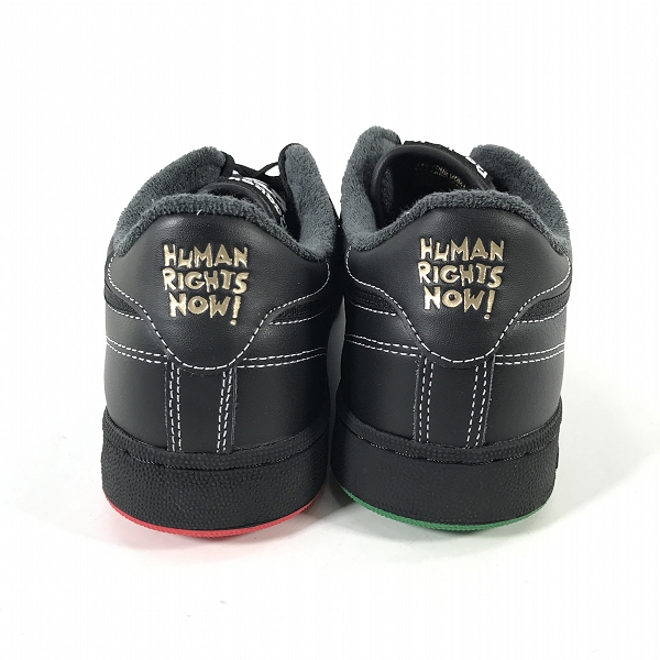 実際に弊社で買取させて頂いたHUMAN Rights Now!×Reebok Classic/ヒューマンライツナウ×リーボック CLUB C 85/クラブシー GX8318/29.5の画像 1枚目