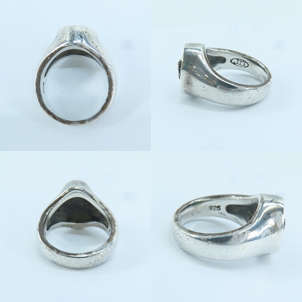 実際に弊社で買取させて頂いた【ギャラ付き】Justin Davis/ジャスティンデイビス クラウン スタンプ リング SRJ116/16.5号-17号の画像 2枚目