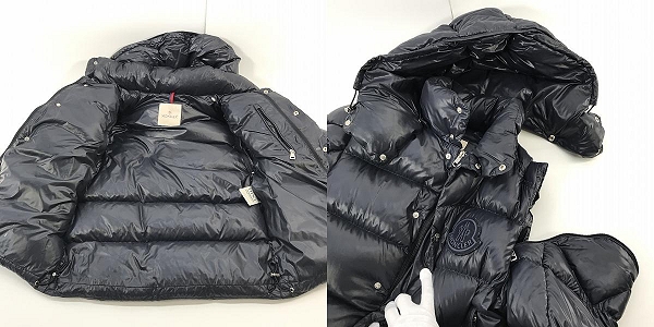 実際に弊社で買取させて頂いた【JPタグ】MONCLER/モンクレール 20AW TARNOS /タルノスフロントワッペン付 ダウンジャケット F20911A51R00 68950/1の画像 7枚目