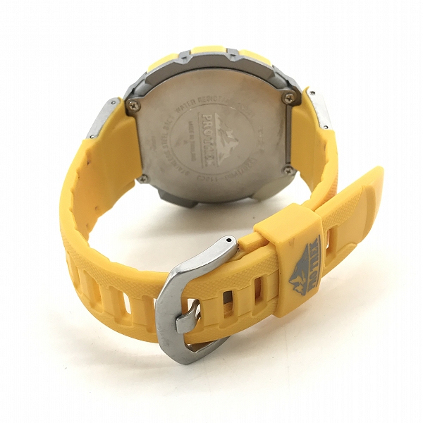実際に弊社で買取させて頂いたASIO/カシオ PROTREK/プロトレック トリプルセンサー タフソーラー PRG-110CJ-9JFの画像 2枚目