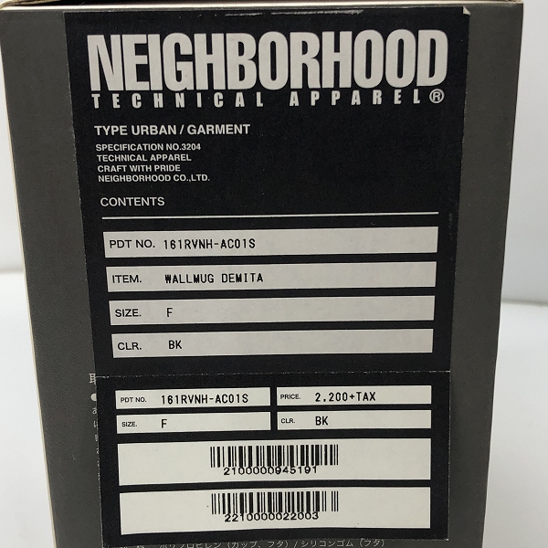 未使用】NEIGHBORHOOD×Rivers/ネイバーフッド×リバーズ Wallmug Demita