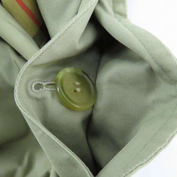 実際に弊社で買取させて頂いたBurberry's/バーバリーズ 裏地チェック柄 トレンチコートの画像 5枚目