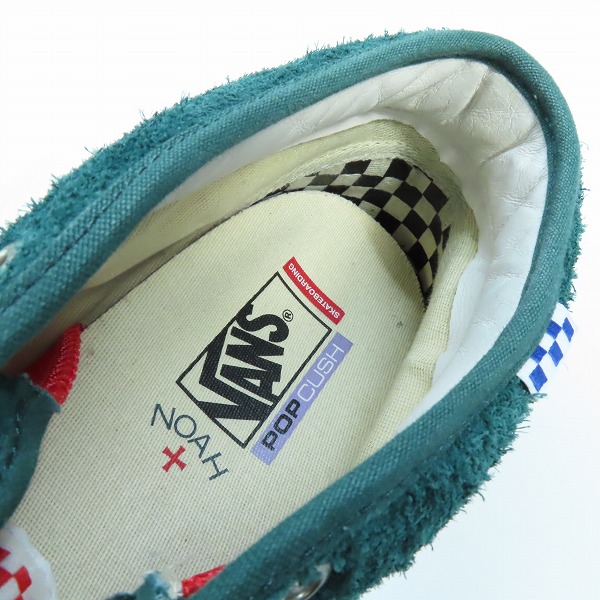 実際に弊社で買取させて頂いたNoah × Vans/ノア×バンズ SKATE CHUKKA/スケートチャッカ "NOAH" GREEN VN0A7SLZGRN/27.0の画像 4枚目