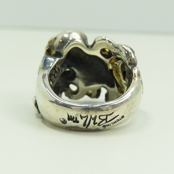 実際に弊社で買取させて頂いた【カスタム】BWL/BILL WALL LEATHER/ビルウォールレザー Octopus/オクトパスリング ゴールドサダー/22号の画像 3枚目